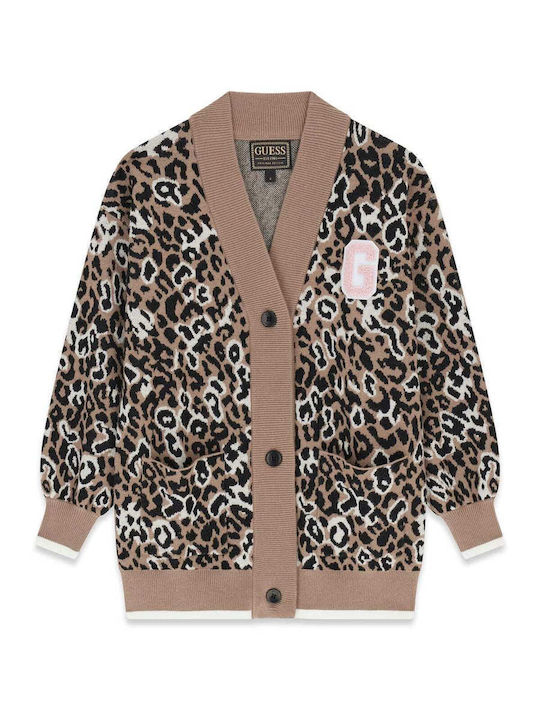Kinder-Strickjacke Leo Muster