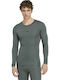 adidas Techfit Мъжка Термоизолационна Риза с Дълъг Ръкав Compression Зелена
