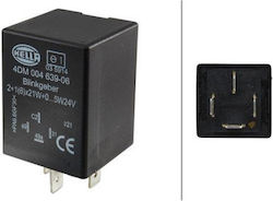 Flasher Relay 24v 4 Contacts Mercedes 814 Hella 4dm004639061