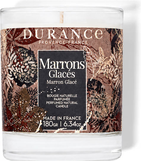 Durance Aromatisches Soja-Kerze in Gefäß mit Zimt Parfüm 180gr