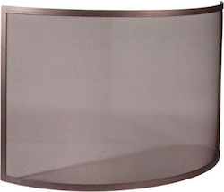Viometal Metallic Fireplace Screen 80x53cm Bronze