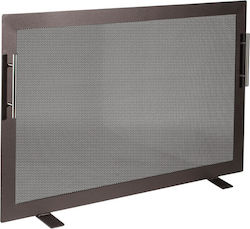 Viometal Metallic Fireplace Screen 80x53cm Bronze