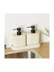 5Five Dispenser Kitchen Plastic Orange 375ml Set of 3