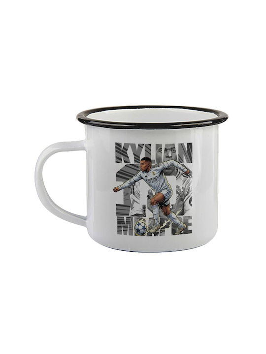 Koupakoupa Kylian Mbappe France Mug Enamel Blac...