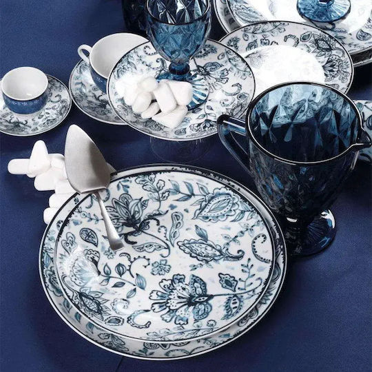 Cryspo Trio White Porcelain Dinnerware Set 40pcs