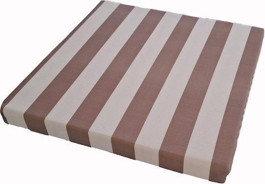 Decocraft Waterproof Garden Chair Cushion Beige 50x50cm