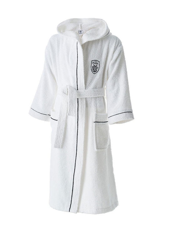 Vesta Home Paok Hooded Bathrobe White