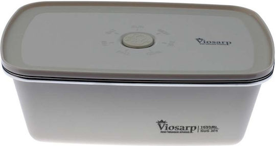 Viosarp Viosarp Inox Mittagsboxen Grau 1.6l