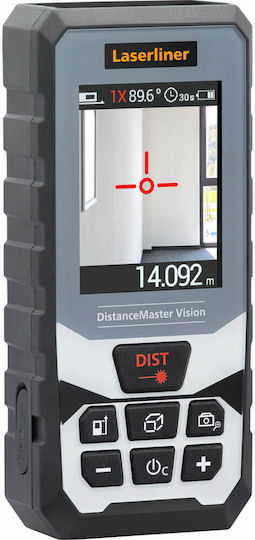 Laserliner Laser Entfernungsmesser DistanceMaster Vision 100 mit Messbereich 0,1m-100m