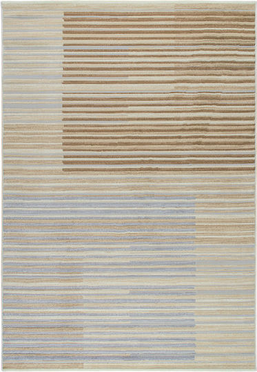 Koulis Carpets Seturi Moderne De Covoare Pentru Dormitor Cream-Grey 0020-00043-000 3 Bucăți