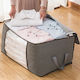 Fabric Storage Case for Clothes / Blanket/Duvet in Purple Colour 60x40x30cm