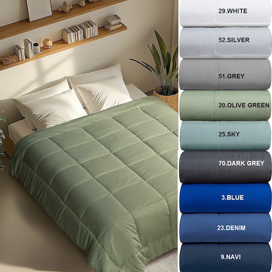 Adam Home Πάπλωμα Υπέρδιπλο 220x240εκ. White