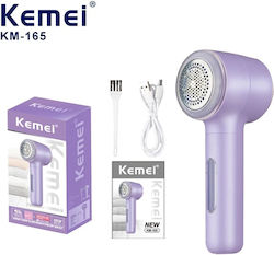 Kemei Wiederaufladbarer Stoffrasierer Lila Kemei Wiederaufladbarer Stoffrasierer Lila