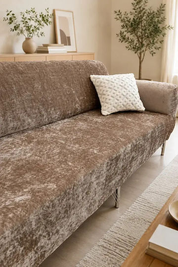 SteweHome Elastische Abdeckung Recliner-Sofa Bett Geometrisch 195x230cm