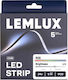 Lemlux Bandă LED Pentru Televizor 24V RGB Lumină 5m Tip COB