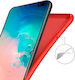 Back Cover Silicon Roșu Huawei Y6 2018