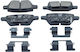 Opel Mokka Hintere Bremsbeläge 1.4-1.8 12 42539412