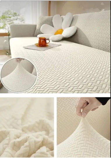SteweHome Husă Elastică Canapea Cu Trei Locuri Jacquard 180x230cm