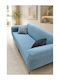 SteweHome Elastische Abdeckung Dreisitziges Sofa Hellblau 180x230cm