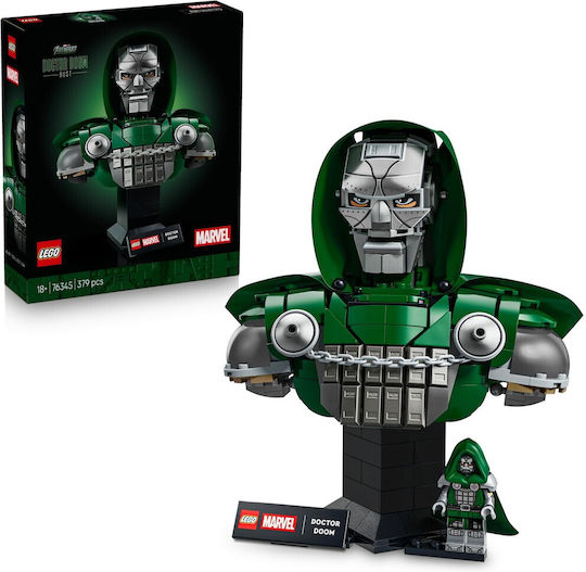 Lego Marvel Doctor Doom Bust Für 18+ Jahre 379 Stück