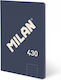 Milan Ruled Notebook A5 48 Paper Sheets Blue