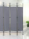 Casaria Separatoare De Cameră Metalic Cu 4 Foi 180x163cm