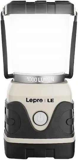 Lepro Led Battery Lantern for Camping Waterproof with Flashlight 700lm 10W White