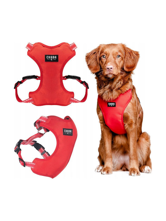 Chaba Σαμαράκι Σκύλου Guard Comfort Xl 2.5cm/64-76cm Κόκκινο