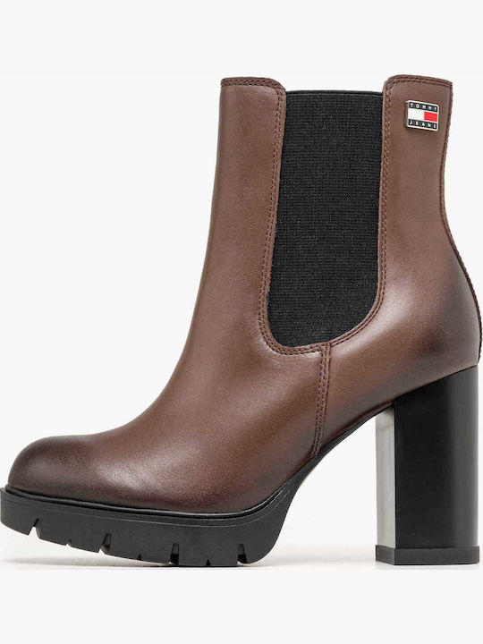 Tommy Hilfiger Leather Women's Chelsea Ankle Bo...