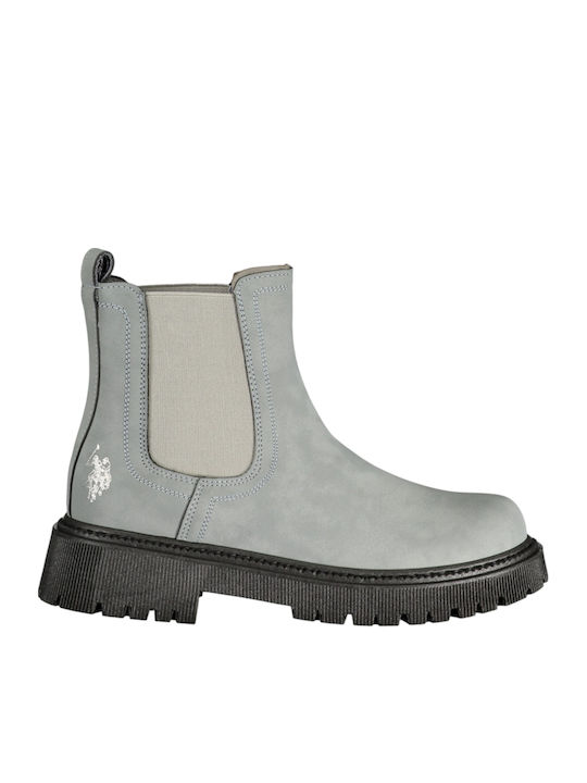 U.S. Polo Assn. Women's Grey Chelsea Boots