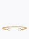 Mini Twisted Bracelet Milky White