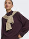 Damen Langärmeliges Rollkragenpullover Burgundisch