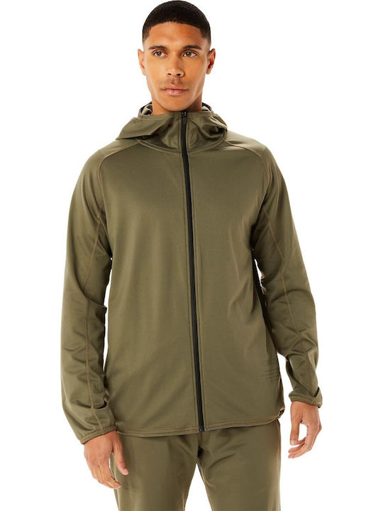 Hooded Cardigan Green