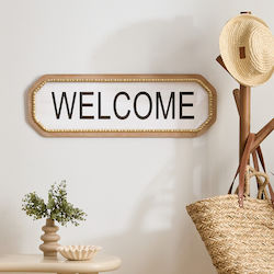 Διακοσμητική Πινακίδα 78x26 A-s Welcome 223875 78x26 Mdf