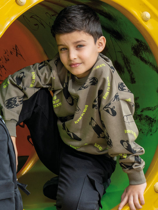 Kids Tracksuits Black Set 2 Pieces