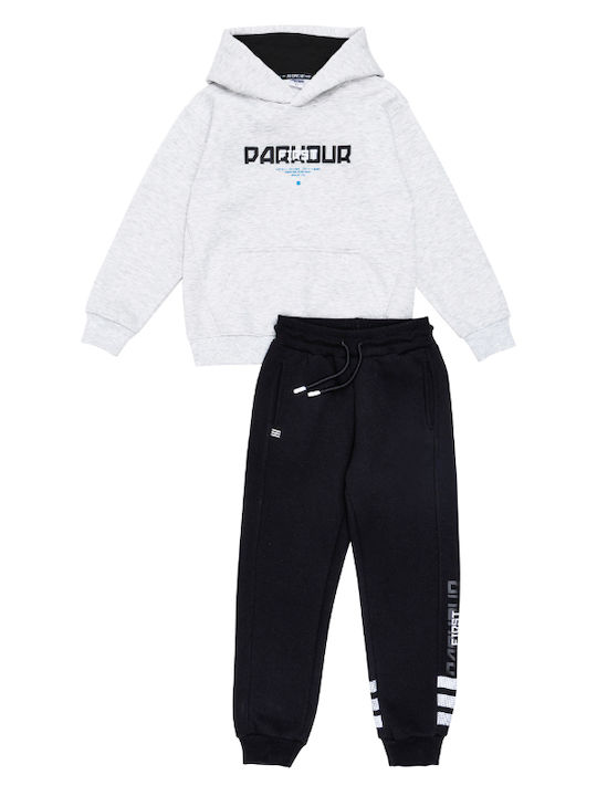 Sprint Kids Sweatpants Set Grey Melange