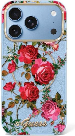 Guess Etui Iml Glitter Blossom Roses Do Iphone 18 Pro Max 17 Pro Max Jasno Niebieski Guhmp18x6htbgslb