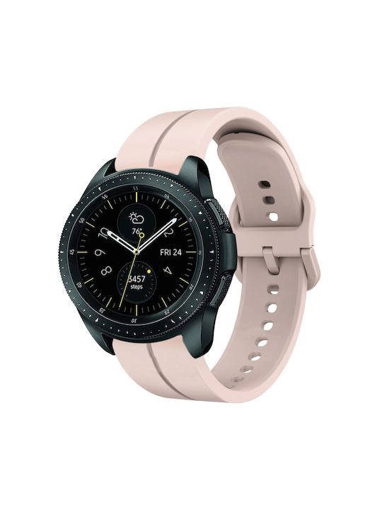 Samsung Galaxy Watch 42mm 20mm Loop Silicone Watch Band Pink