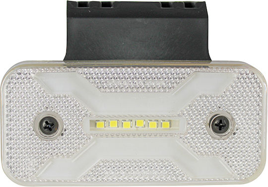 Set 2 Lumini De Volum Pentru Camioane Neon Led Suspendate 30 Leduri 12/24v Albe 170 Mm 0283b