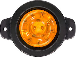 Комплект 2 Светлини за Товарни Автомобили с 9 LED Диода 12/24v Амбър 0161s