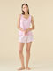 Noidinotte Summer Women's Cotton Pyjamas Set Pink