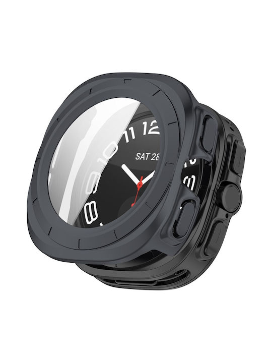 2 In 1 Θήκη Προστασίας + Tempered Glass Samsung Galaxy Watch Ultra 2 47mm Grey 2 In 1 Θήκη Προστασίας + Tempered Glass Samsung Galaxy Watch Ultra 2 47mm Grey
