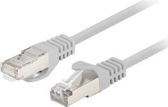 Lanberg U/UTP Cat.6 (Gigabit) Network Cable Ethernet 0.25m Grey 10 Pieces