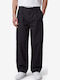 Ariston Ανδρικό Παντελόνι Relaxed Fit Μαυρο