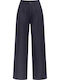 Celestino Women's Denim High Rise Wide Leg Loose Fit Dark Blue