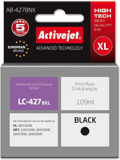 Active Jet Kompatible Tintenpatrone InkJet Brother Brother LC-427BXL 109ml Schwarz 1 Stück