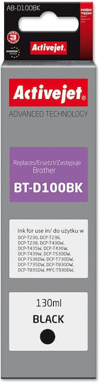 Active Jet Kompatible Tintenpatrone InkJet Brother Bt-d100bk 130ml Schwarz 1 Stück
