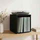 vidaXL Vinyl Album Box 2 pcs Black Oak 37 x 36,5 x 38 cm