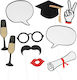 GoDan Photo Booth Props from Paper Set 10 Pieces