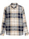 Langärmeliges Damen Baumwoll-Pullover Birchwood Tartan Geprüft